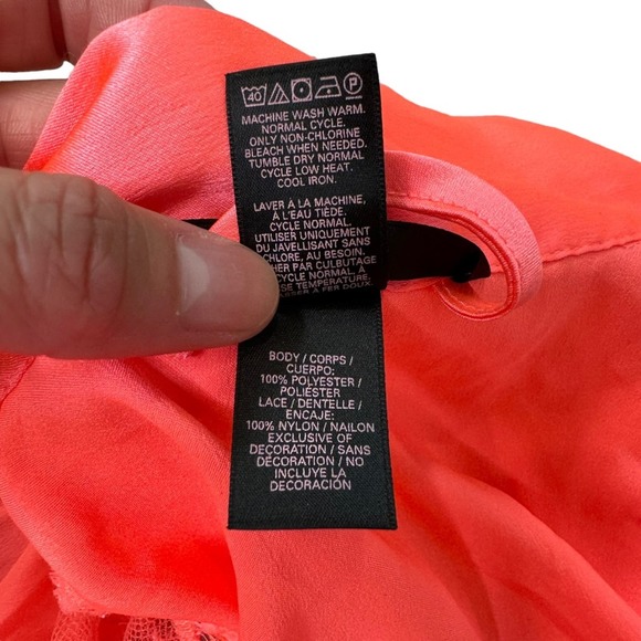 Victorias Secret Robe Womens Satin Lace Silky Intimate Extra Small - Picture 16 of 16